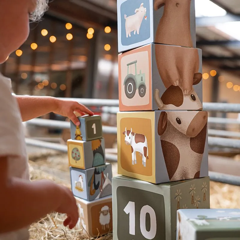 Little Dutch Kostky komín 10 ks Farma