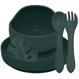 PETITE&MARS Set jídelní silikonový TAKE&MATCH 4 ks 6m+