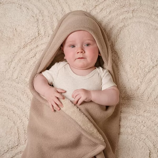 Little Dutch Deka zavinovací pletená 75x75cm