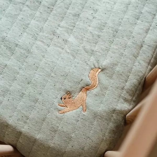 Little Dutch Přikrývka 70x100 cm Forest Friends Pure Sage