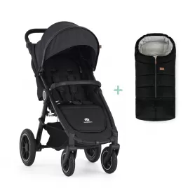 PETITE&MARS Kočárek sportovní Street2 Air Black + PETITE&MARS fusak Jibot ZDARMA
