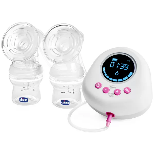 Chicco Odsávačka mateřského mléka elektrická Double Pink