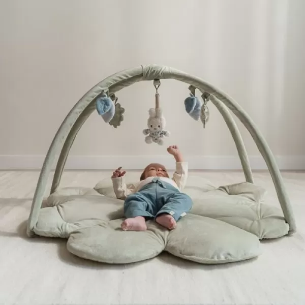 Little Dutch Hrací deka s hrazdou králíček Miffy Lucky Leaves