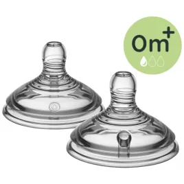 Tommee Tippee Náhradní savičky C2N pomalý průtok 2ks 0m+