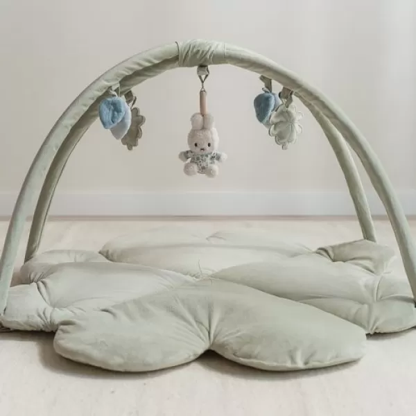 Little Dutch Hrací deka s hrazdou králíček Miffy Lucky Leaves