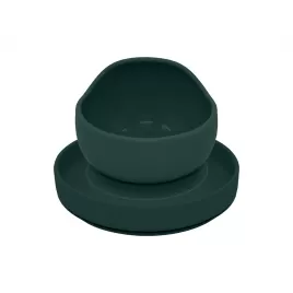 PETITE&MARS Set jídelní silikonový TAKE&MATCH 2 ks talíř + miska 6m+