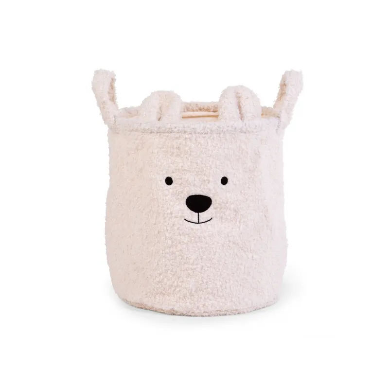 Childhome Koš na hračky Teddy 30x30x30 cm