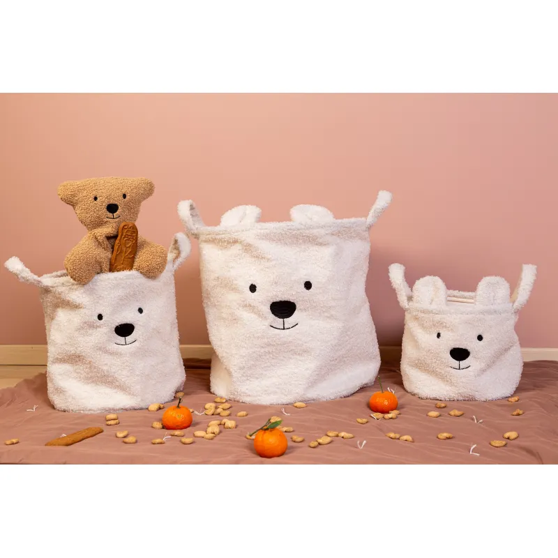 Childhome Koš na hračky Teddy 30x30x30 cm