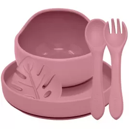 PETITE&MARS Set jídelní silikonový TAKE&MATCH 4 ks 6m+