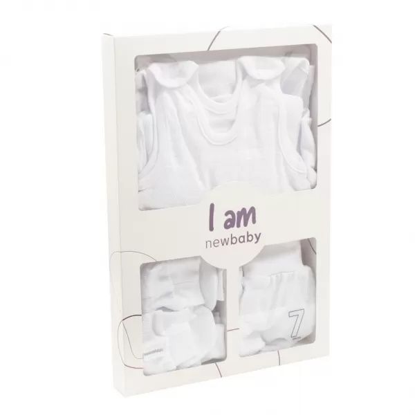 New Baby 7-dílná kojenecká soupravička do porodnice I AM