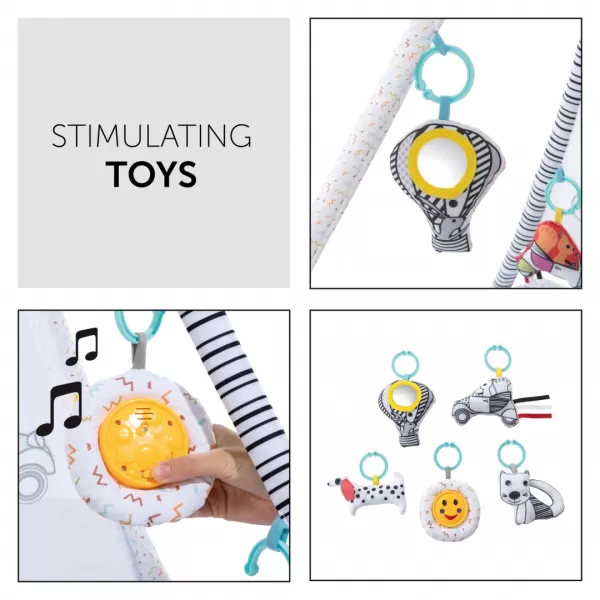 Hauck Hrací deka 1st TENT se závěsnými hračkami