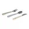 Lässig Cutlery with Silicone Handle 3pcs Happy Fruits