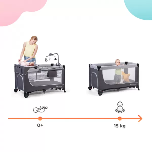 KINDERKRAFT Postýlka cestovní Leody doplňky Leody