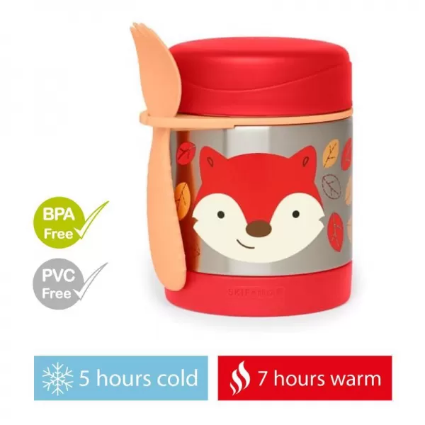 Skip Hop Zoo Termoska na jídlo se lžičko/vidličkou 325ml, 12m+