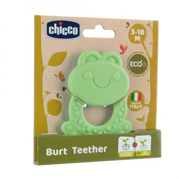 CHICCO Kousátko Eco+ Žabka Burt 3m+
