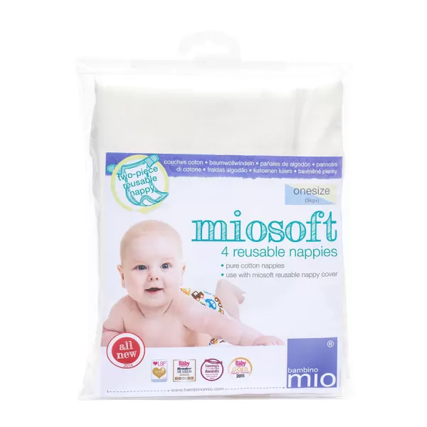 Bambino Mio Plenky vícevrstvé ONE SIZE (4ks)