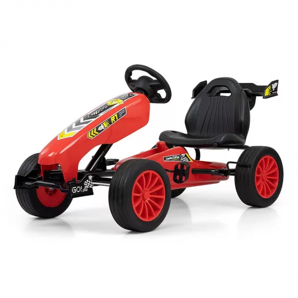 Milly Mally Dětská šlapací motokára Go-kart Rocket