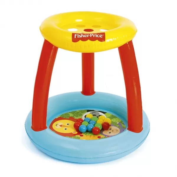 Fisher Price Dětské nafukovací hrací centrum s otvory pro míčky