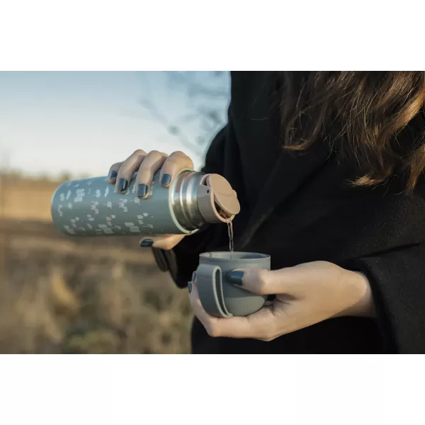 Zopa Termoska na tekutiny se silikonovým držákem 400 ml