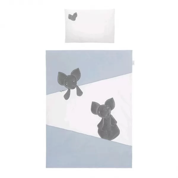 Belisima 5-dílné ložní povlečení Mouse 100/135 modré
