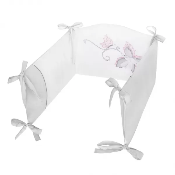 Belisima 5-dílné ložní povlečení Butterfly 100/135 šedé