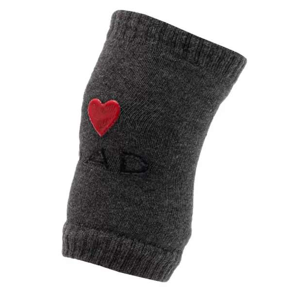 New Baby Dětské nákoleníky s ABS I Love Mum and Dad grafit