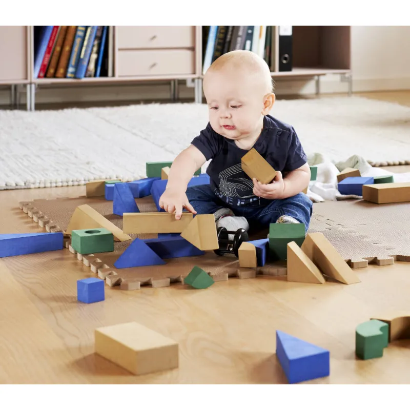 Baby Dan hrací podložka puzzle 90x90 cm
