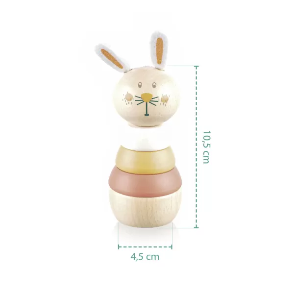 Zopa Dřevěné nasazovací zvířátko