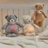 NATTOU Usínaček plyšový hudební se světýlkem a senzorem pláče 4v1 Sleepy Bear 0m+