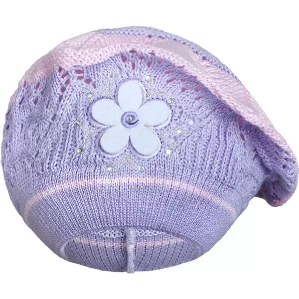 New Baby Pletená čepička-baret