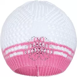 New Baby Pletená čepička kytička