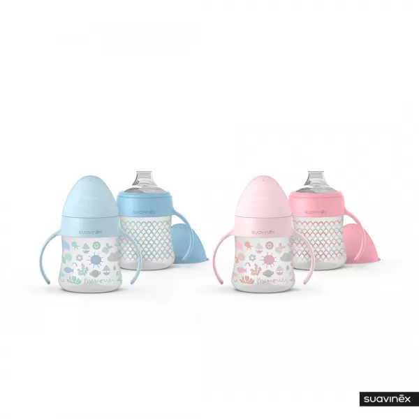 Suavinex Láhev Memories první s oušky 150 ml