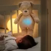 NATTOU Usínaček plyšový hudební se světýlkem a senzorem pláče 4v1 Sleepy Bear 0m+