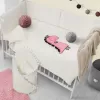 Belisima 3-dílné ložní povlečení Dino 3D 100/135 smetanovo-růžové