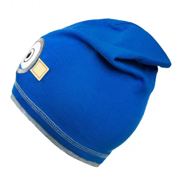 New Baby Podzimní dětská čepička mimoň tmavě