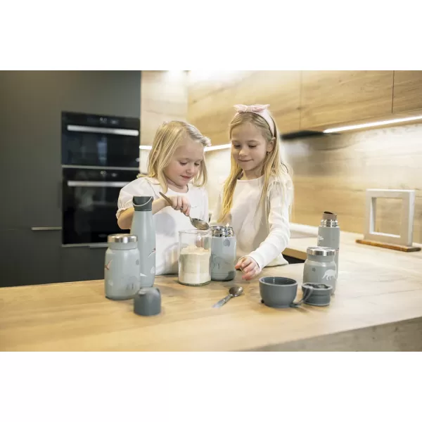 Zopa Termoska na tekutiny se silikonovým držákem 400 ml