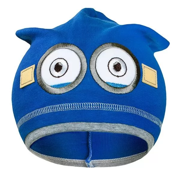 New Baby Podzimní dětská čepička mimoň tmavě