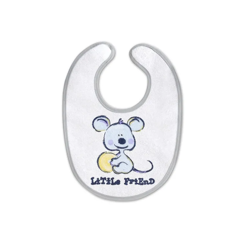 INTERBABY Bryndák froté s fólií 20x30 VELKRO