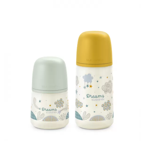 SUAVINEX Kojenecká láhev Dreams anatomická M silikon 150 ml