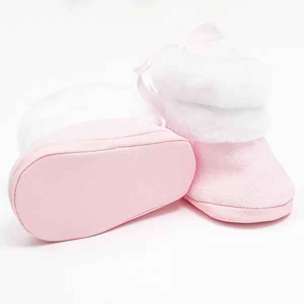 New Baby Kojenecké zimní kozačky růžové 0-3 m