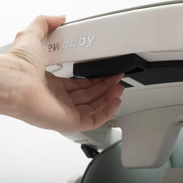 New Baby Jídelní židlička Muka dusty green