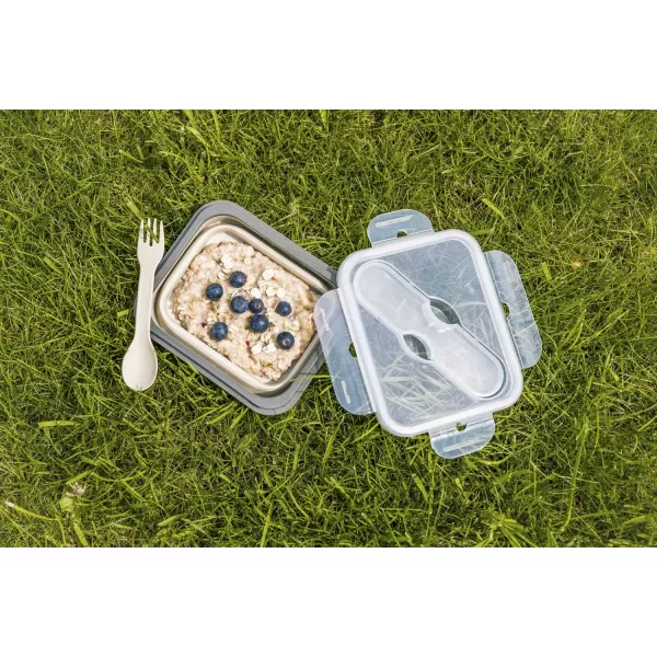 Zopa Silikonový svačinový box s příborem malý