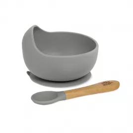 INTERBABY MISKA silikonová + LŽIČKA silikonová +4 m