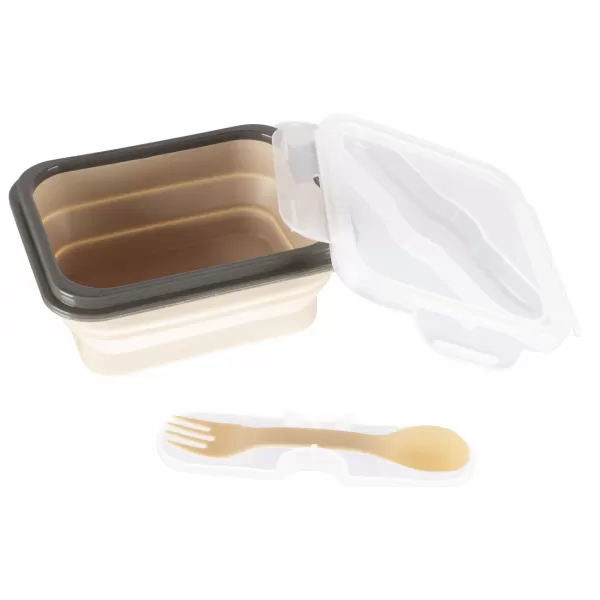 Zopa Silikonový svačinový box s příborem malý