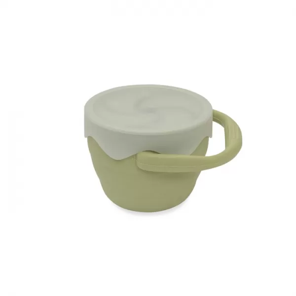 INTERBABY Skládací silikonový HRNEK na svačinku