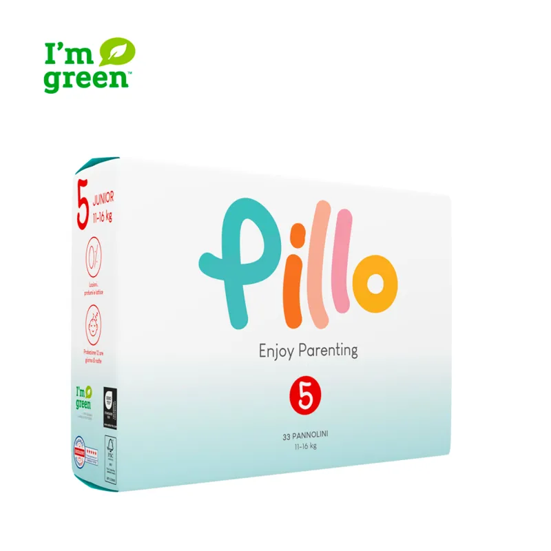 Pillo Jednorázové plenky Premium vel. 5 Junior (11-16 kg) 33 ks