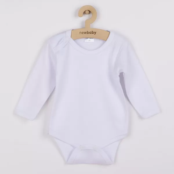 New Baby Body dlouhý rukáv II - bílé