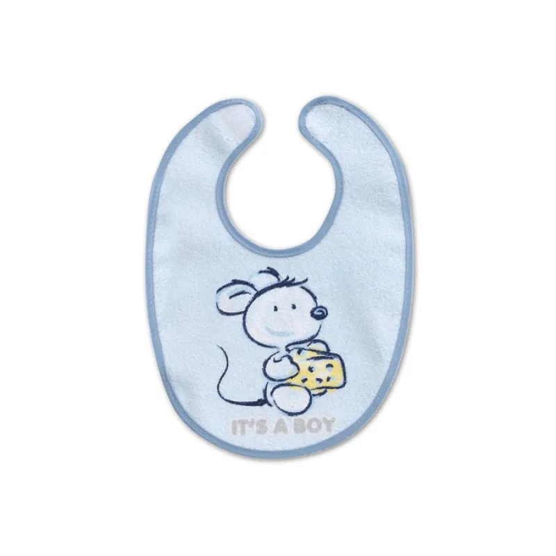 INTERBABY Bryndák froté s fólií 20x30 VELKRO
