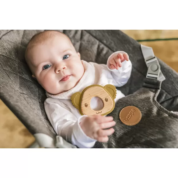 Zopa Silikonové dřevěné kousátko Koala