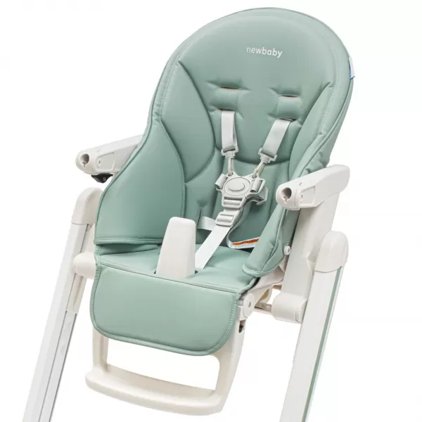 New Baby Jídelní židlička Muka dusty green